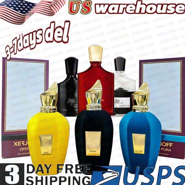 perfumes fragrances for women Xerjof luxury perfume Xrejoff 100ml opera coro soprano erba pura gold men cologne designer USA Free Shipping 3-7 days delivery