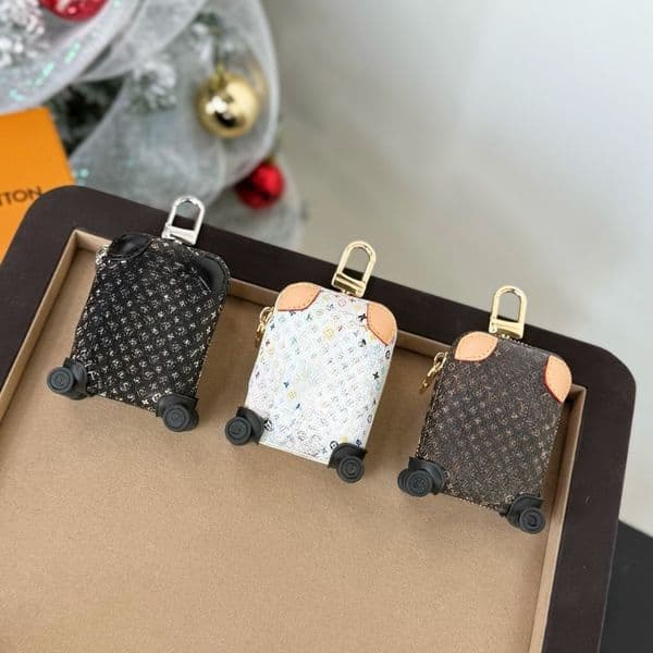 Luxury Bag Charm Leather Mini bag Keychains Keyring Designer Cute Coin Purse Key Holder Coin Pocket Classic Purses Keychains Bags Charm