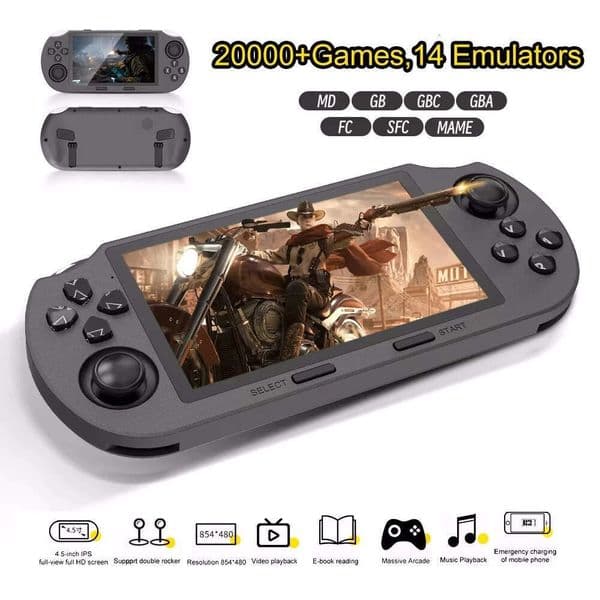 Cross-Border New 4.5inch Large Screen SF3000 Dual Joystick PSP Open Source Retro Handheld Game Console