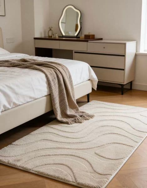 Elegant Cotton Velour Tapestried Area Rugs