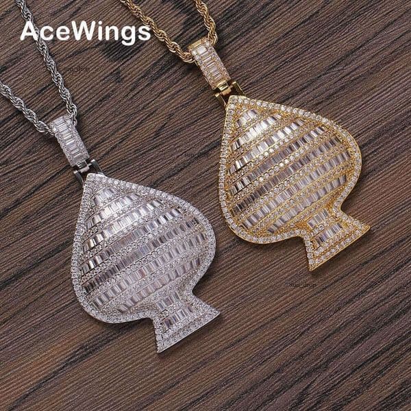 Jewelry Hip Hop jewelry large three-dimensional heart-shaped personalized pendant in Silver Silver necklace with Moissanite inlay