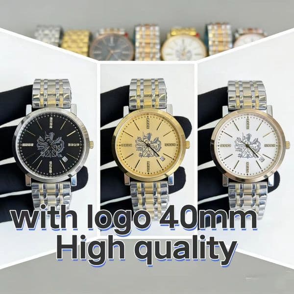 New Style Moissanite Inlaid With Diamonds Men's Watches High-Quality Quartz Watches Sapphire Crystal With Diamonds Scale Stainless Steel StripPattern