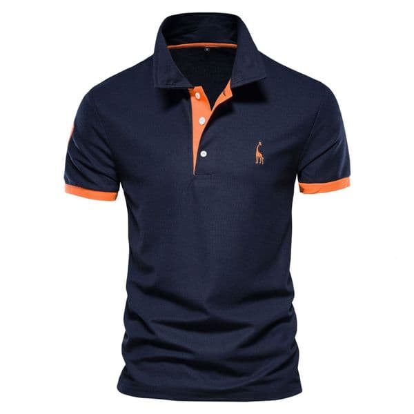 Men's Clothing Deer Embroidery Designer Hoodie Polo Polo Shirt Designer T-shirt Short Sleeve Zhuji Mesh Collar Men's T-shirt