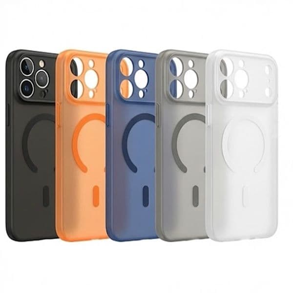 Slim Magnetic Matte Transparent Phone Case Shock Absorbing Fingerprint Resistant Cover For Apple iPhone 17 Pro Max Bulk WholeSale