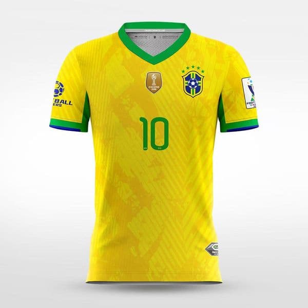 Brazil 2026 Home Soccer Jersey Neymar #10 Vini Jr #11 National Team Football Shirt Men Kids Breathable Fan Version