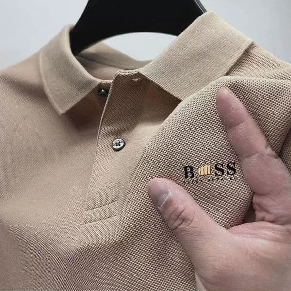 Designer Hoodie Men's Short Sleeve T-shirt Summer New High-end Polo Designer T-shirt Fashion Casual Tee Short Sleeve Men's Clothing Middle-aged Men's Half Sleeve