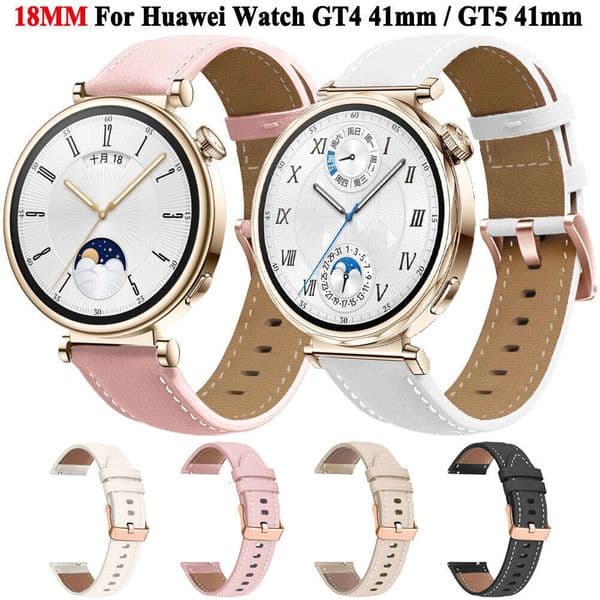 Suitable for Garmin vivoactive 4S leather strap Venu 2S Huawei GT5/4 41mm