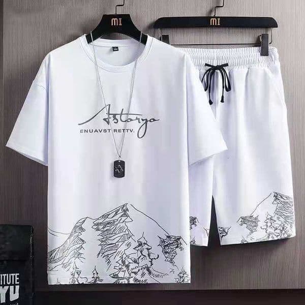 Summer Designer Hoodie Casual Polo Set For Designer T-shirt Men Ultra-thin Quick-dry Ice Silk Short Sleeve T-shirt Sports 5-point Shorts Running Two-piece Set