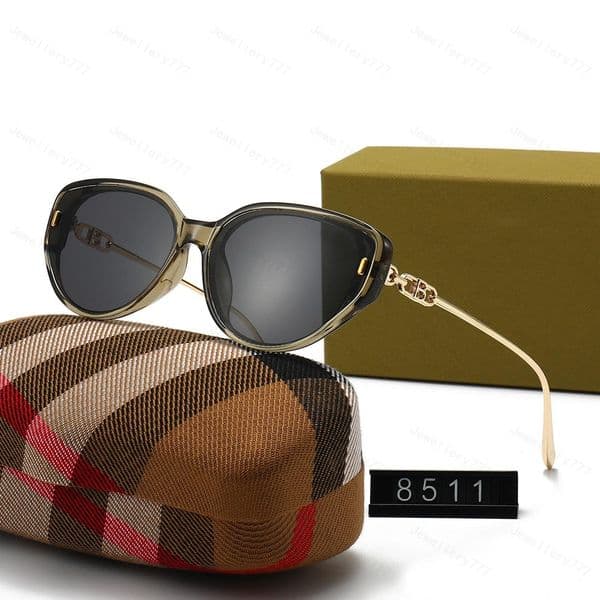 Designer Sunglasses Luxury Brand Eyeglasses Women Slim Oval Frame Minimalist Design UV400 Protection Lightweight Metal Temple Daily Casual Shades