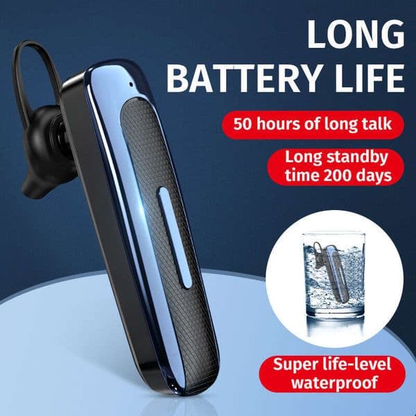 New E1 Mini Bluetooth Headset Stereo Ear-Hook Wireless Business Model with Long Standby Time for Cross-Border