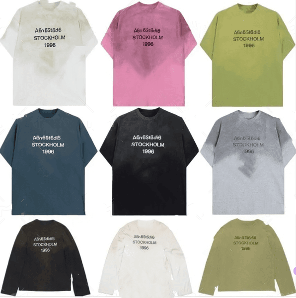 mens t shirt for men shirts designer tshirt women sweatshirt cotton tshirts luxury unisex graphic tee high quality long sleeve causal hoodies acnestudiostshirt