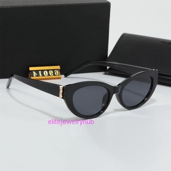 Designer Sunglasses yslly full-frame cat-eye sunglasses UV400 outdoor sun protection eyewear