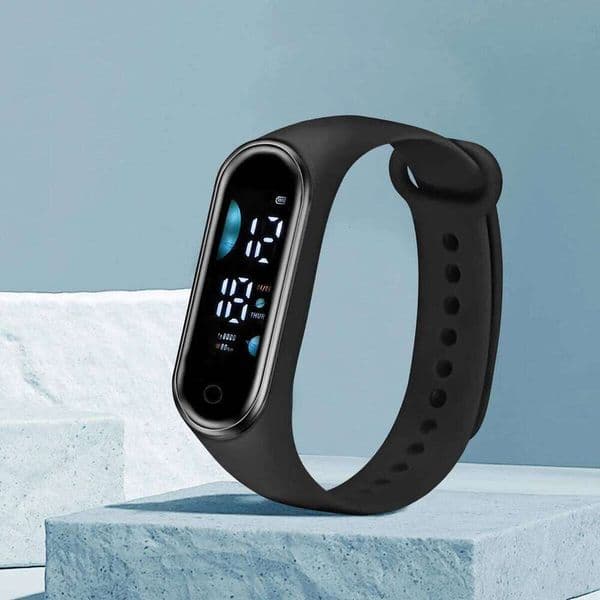 Children's Smart Sports Bracelet LED Date Touch Screen Electronic Watch Boys and Girls Student Festival Gift