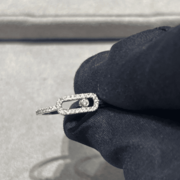 Messic 925s Pure Silver Move UNO Ring