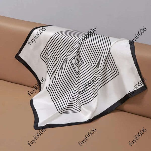 70x70cm Fashion Print Floral Scarf Headband for Women Long Handle Bag Scarves Paris Shoulder Tote Lage Ribbon Head Wraps