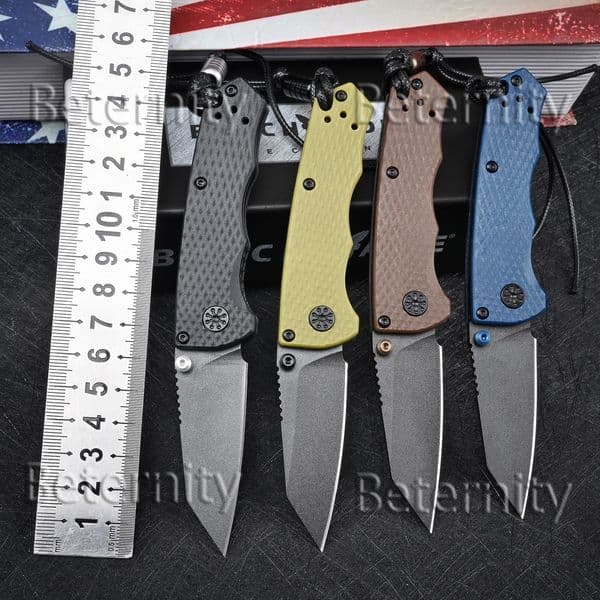 BM 290 290BK Full Immunity Nylon Handle Mini Pocket Knife Marked M4 Steel Blade Outdoor Multifunctional Camping Hunting EDC Tool
