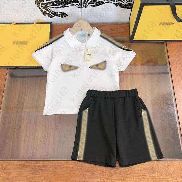 Kid Clothing Sets letter Pattern Boys Girls Tracksuit Summer Short Sleeve Top Tees And Shorts Sets Luxury Designer T-shirts tops Beef shorts Kids Sportsuits F86