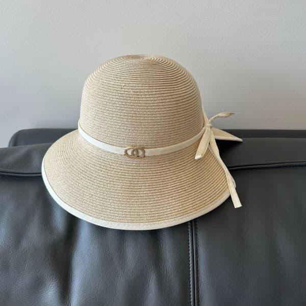 Bucket Hat Designer Women Beach Hats Women Cap Designers Wide Brim Woven Grass Fisherman Chapeau Breathable Sunscreen Large Brim Vacation