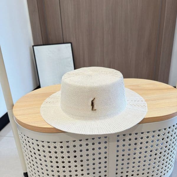 Bucket Hat Designer Women Woven Grass Wide Brim Fisherman Hat Women Summer Breathable Sunscreen Large Brim Beach Vacation