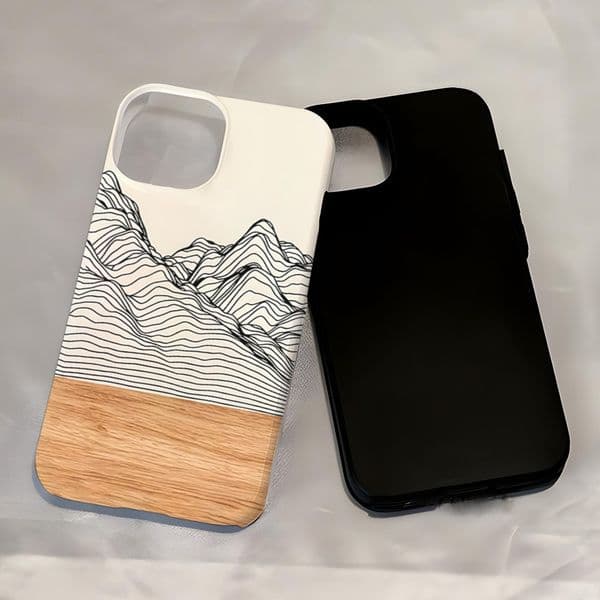 Mountain Printed Protective Cover for iPhone 1716 15 Pro Max - Durable Shock Absorption