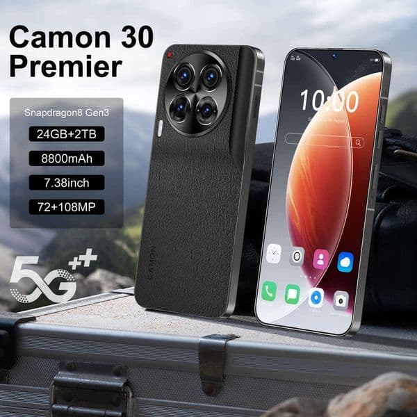 Cross-Border 7.38Inch Camon30premier 3G+64G Android 4G Full Network Smart Fast-Charging Mobile Phone