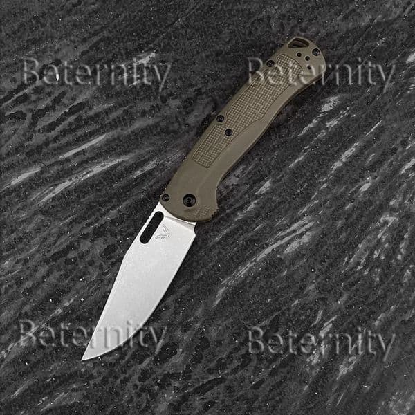 BM 15535 Pocket EDC Survival Tool Outdoor Activities Folding Blade Knife Nylon Wave Fiber Handle Pocket Clip Adventure Hunting Tools