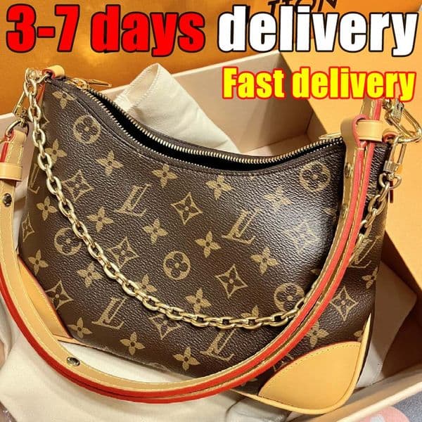 Louiss vuittion bag designer bag women's fashion shoulder bag chain genuine leather embossed handbag luxury bag letter striped armpit bag designer wallet bag m82766