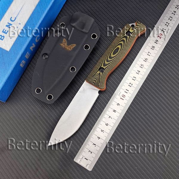 BM 15002 Adventure Survival Tools 8Cr13Mov Steel Treatment Outdoor Forest Obstacle Removal Knife EDC Practical Cutting Knife