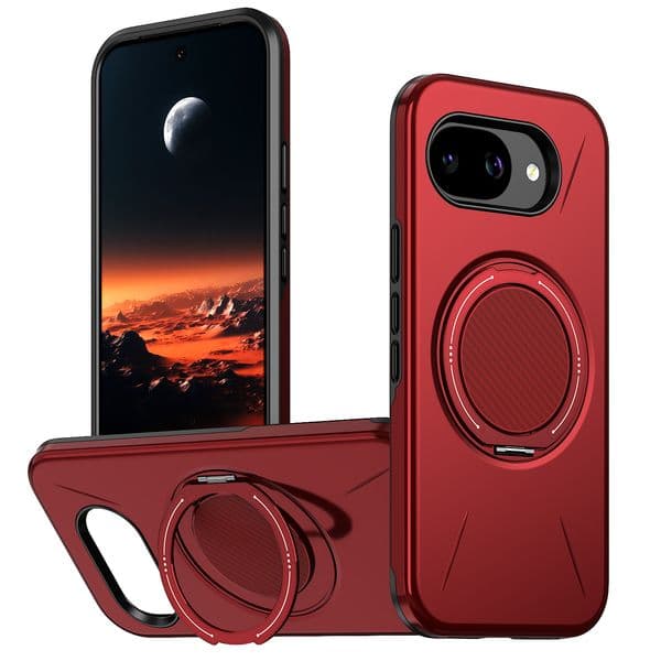 Phone Case For Google Pixel 10A 10 9 Pro XL Military Drop Protection Ring Support Cover