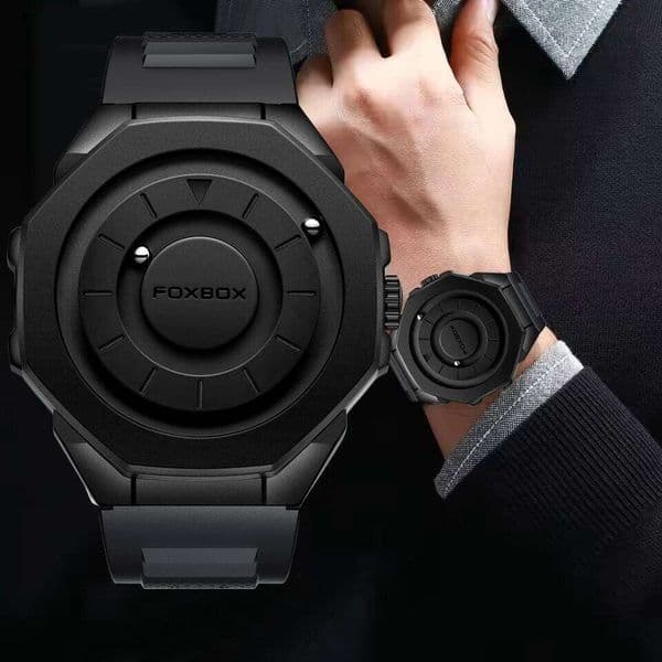 2025 New FOXBOX Original Brand Luxury Rolling Bead Design Quartz Wrist Watches For Fashion Waterproof Watch Men