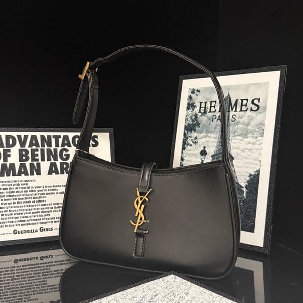 Designer bag genuine leather shoulder bag handbag hobo diagonal cross bag, classic black smooth leather crocodile pattern embossed high quality chain envelope bags