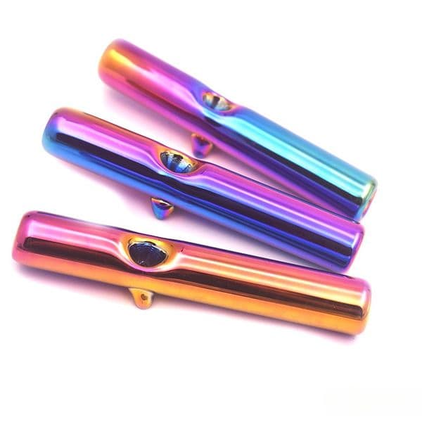 Wholesale colorful 11.5cm Mini Glass tobacco Pipes Glass Smoking Pipe handcrafted spoon pipe manufacture hand-blown and beautifully
