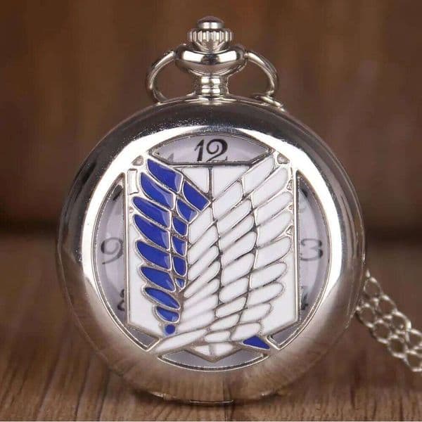 Unique Wing Steampunk Chain Pocket Watches Necklace Vintage Quartz Fob Watch Pendant
