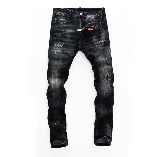 Highest Quality Contemporary Men's Stylish Rugged Skywash Slim Fit Denim Jeans