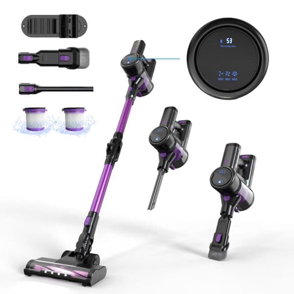 Factory V8 wireless vacuum cleaner handheld household integrated folding Vacuum cleaner dry and wet dual purpose dust collector suitable for hard carpets pet hair