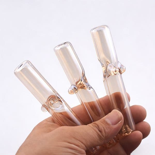 Cheap colorful 11.5cm Mini Glass tobacco Pipes Glass Smoking Pipe handcrafted spoon pipe manufacture hand-blown and beautifully