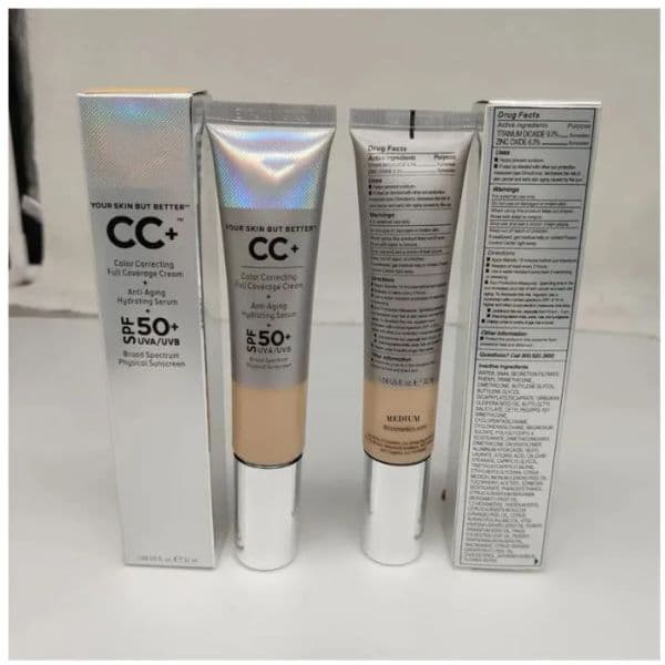 High Quality Face CC Cream Your Skin But Better Correcting Full Coverage Cream 32ml Long Lasting Nude Glow Serum Matte Face Foundation Primer