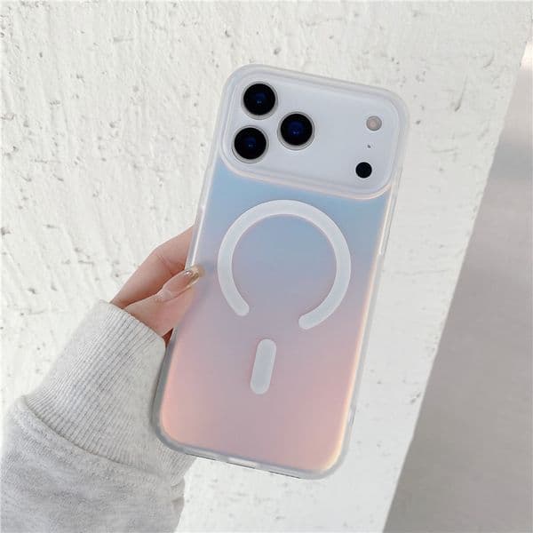 New product launch for iPhone 17 phone cases: Apple 17 Pro Max laser gradient color model, 17 Pro color-changing model, free shipping