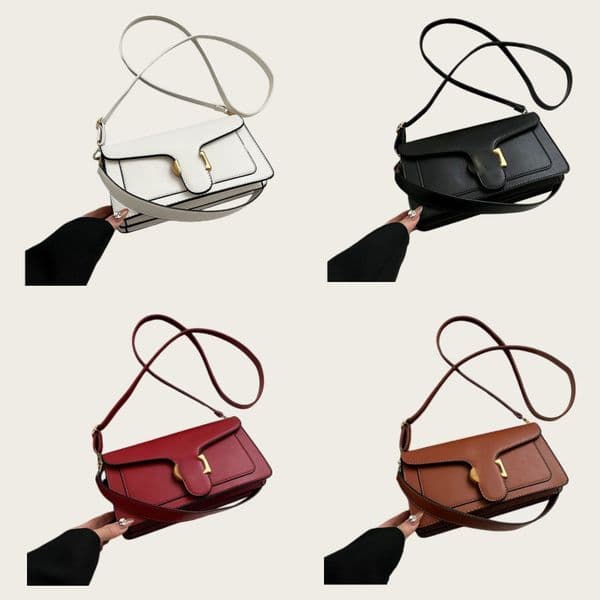 26 Luxury Bag Shoulder Designer bag Simple Mini Handbag Underarm Classic Peplum Purse Wallet Alphabet Bag te622