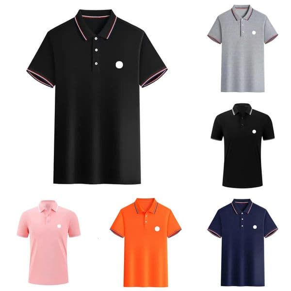 Mens Polo Shirt Designer T Shirt High Quality Summer Shirts Luxury Brand Breathable Polo Fashion Polos Shirt Crew Neck Short Sleeve Brand Womens Polo Tee Size 98 a2