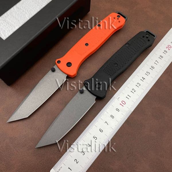 537 Bailout BM Knife Self Defense Pocket Knives Outdoor EDC Survival Flipper Folding Knife Camping Hunting Tool Nylon Handle