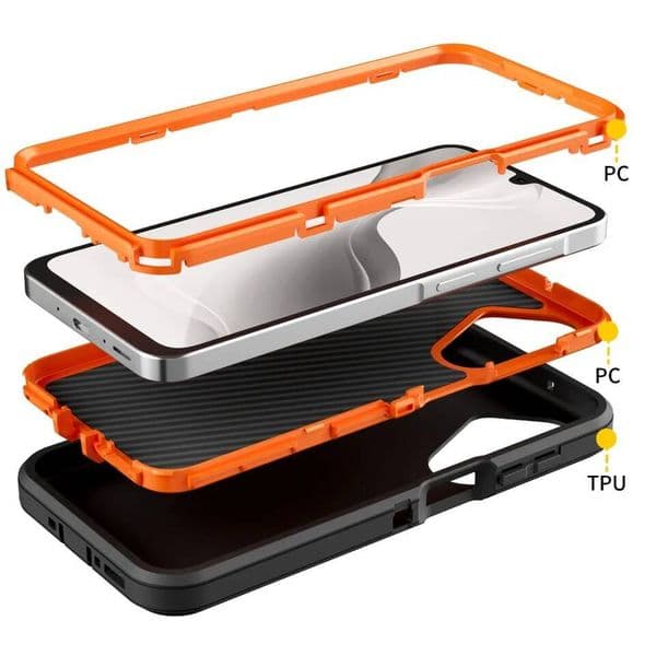 Shockproof Defender Phone Case For Samsung Galaxy A17 A07 A56 A36 A26 A16 A55 A35 Otter Armor Box Rugged Cover With Clip Holder
