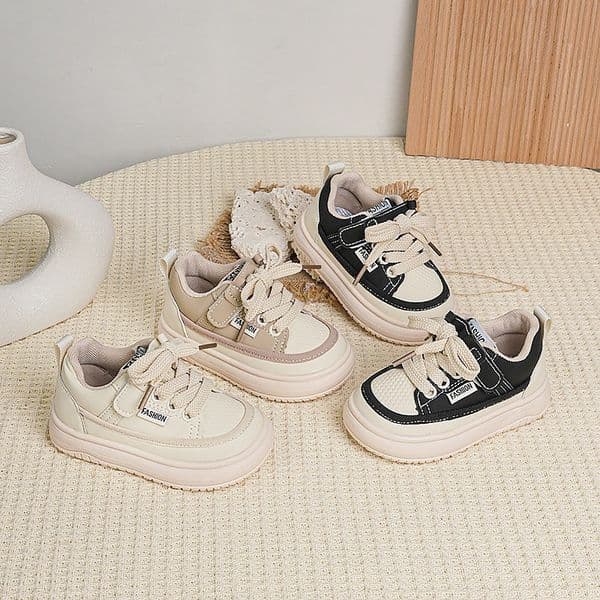 Toddler Boys Girls Fashion Sneakers Casual Kids Shoes Comfortable Soft Bottom Non-Slip Baby First Walkers Breathable Lightweight Children's Sneakers for Daily Use