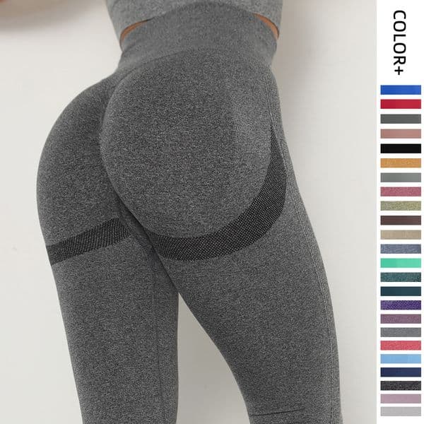 Women's High Waist Seamless Yoga Leggings, Peach Butt Lifting, Breathable Stretch Workout Pants