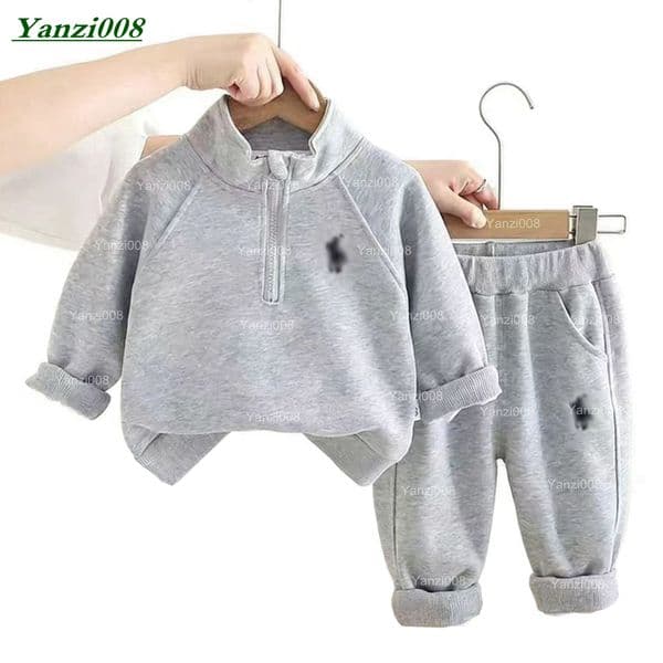 Spring Autumn Kids Designer Clothes Boys Sets Designer Clothes Girls Brand Kids Clothes Set Toddlers Tracksuits Girls Polo Cotton 2Pcs/Set Baby Boys Clothing Suit