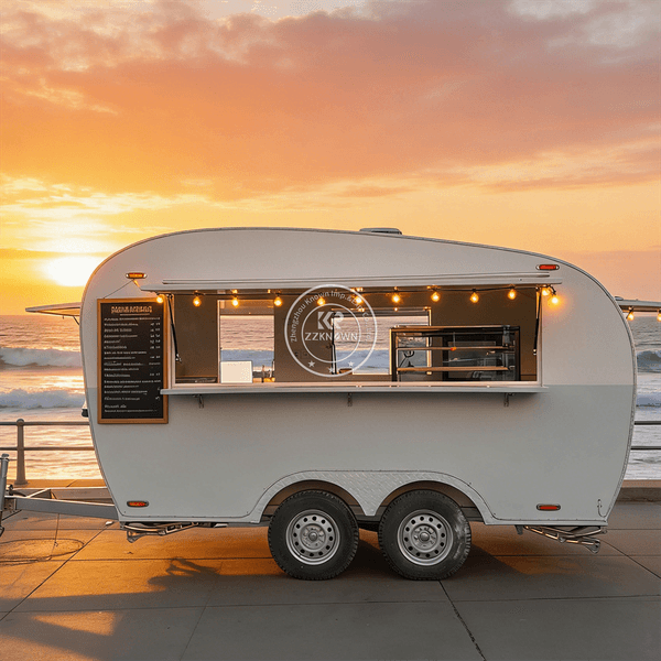 Professional Outdoor Catering Coffee Food Truck Street Pizza Trailer Snack Mobile Food Cart Ice Cream Food Trailer For Markets