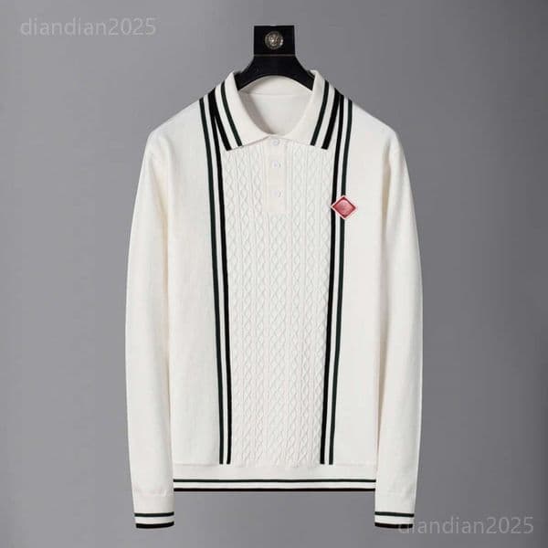 2026 Casas Men's Hoodies Sweaters sweatshirts Letter jacquard looseness Long sleeve womens sweater Pullover Casual Crewneck Loose 60% wool