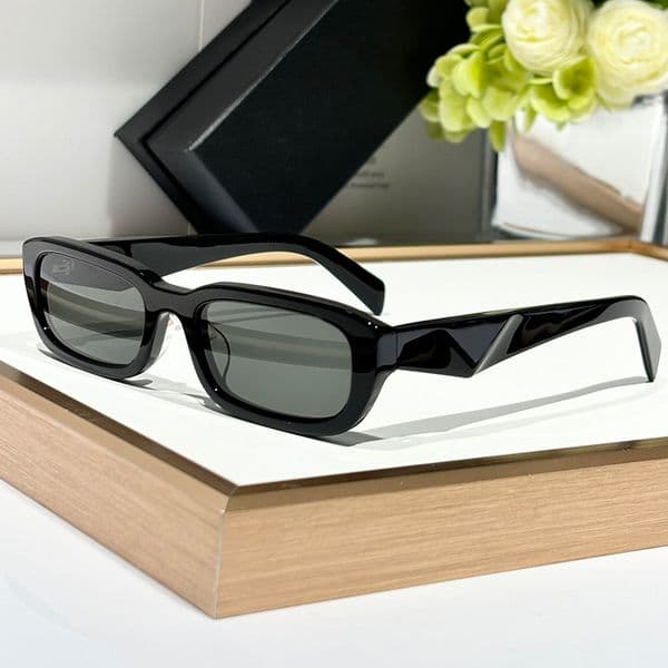Retro luxury designer sunglasses B06S rectangular Small frame sunglasses women fashion sunglasses men UV400