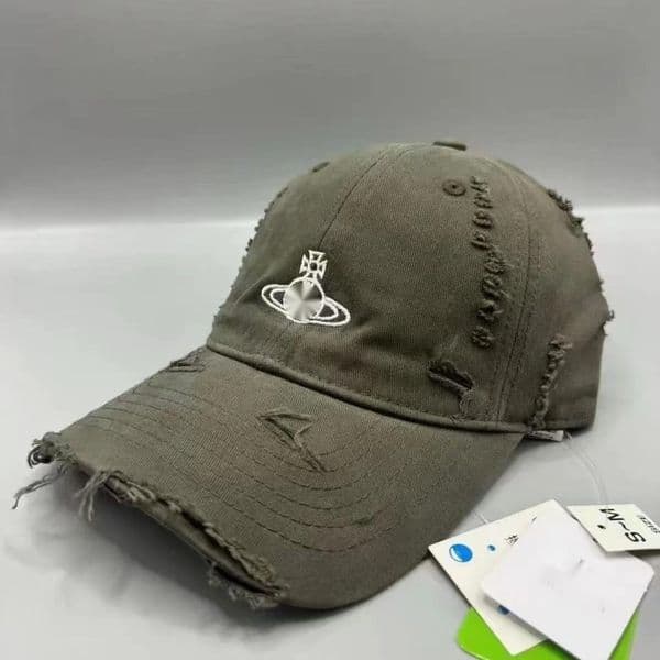 Orb saturn hat designer baseball Vivienme Vivianes Westwod Vivine cap woman casquette gorras Embroidered Distressed Baseball Cap Sun Hat Outdoor Trendy Cap
