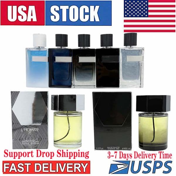 100ml Men's Classic Perfume Long Lasting Fragrance EDP Cologne Body Spray Deodorant US Delivery 3 7 Days for Daily Life